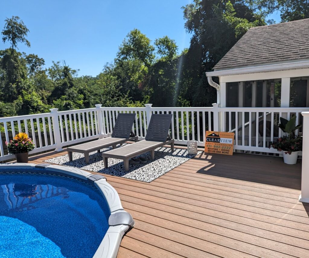 Decks 1 New Deck Around Above Ground Pool 1