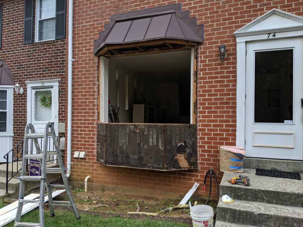 New bay window install 5